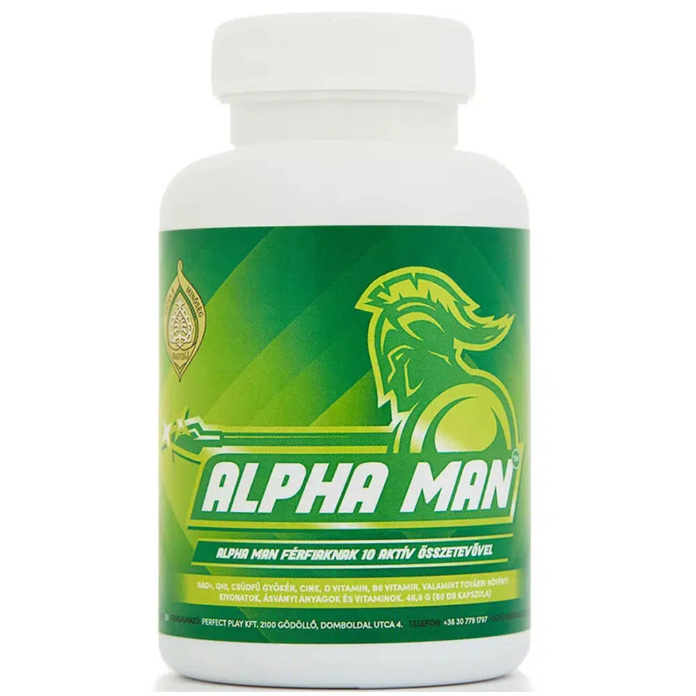 Superherb Alpha Man férfierő növelő kapszula - 60db