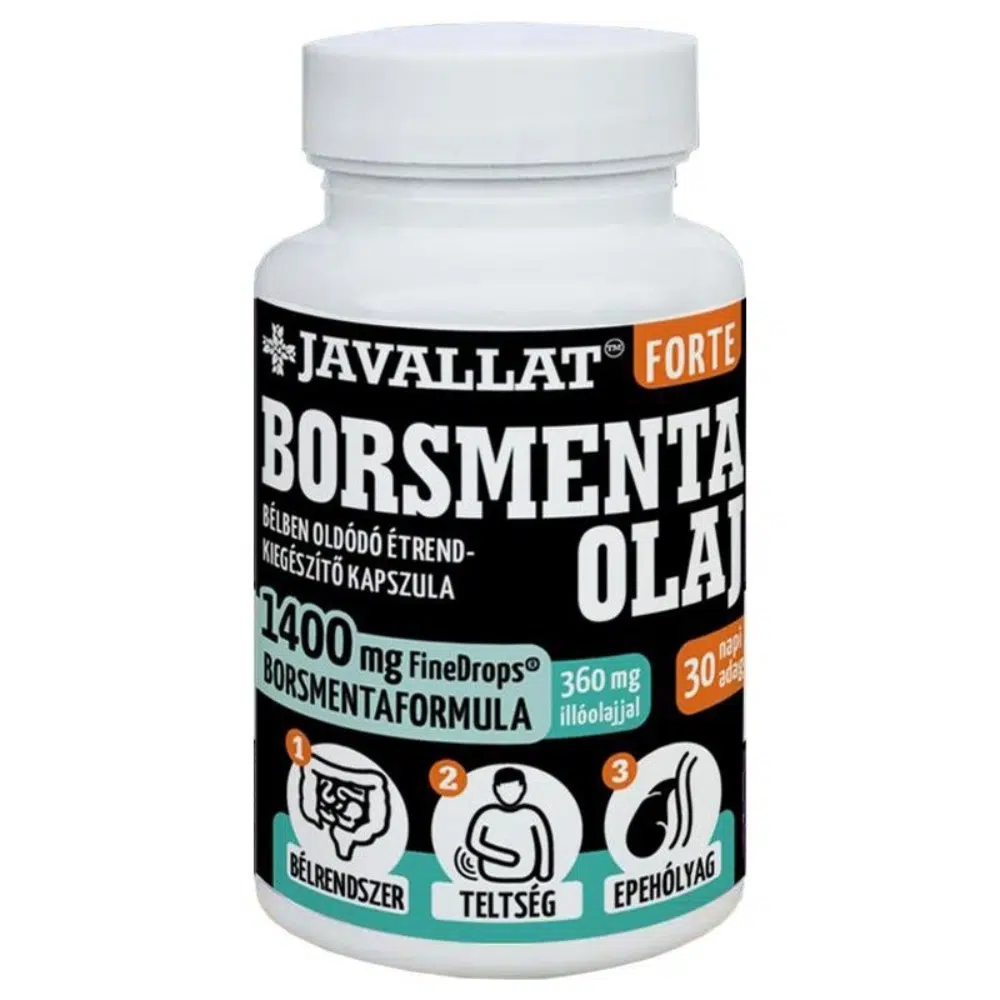 Javallat Forte Borsmenta olaj kapszula - 60db