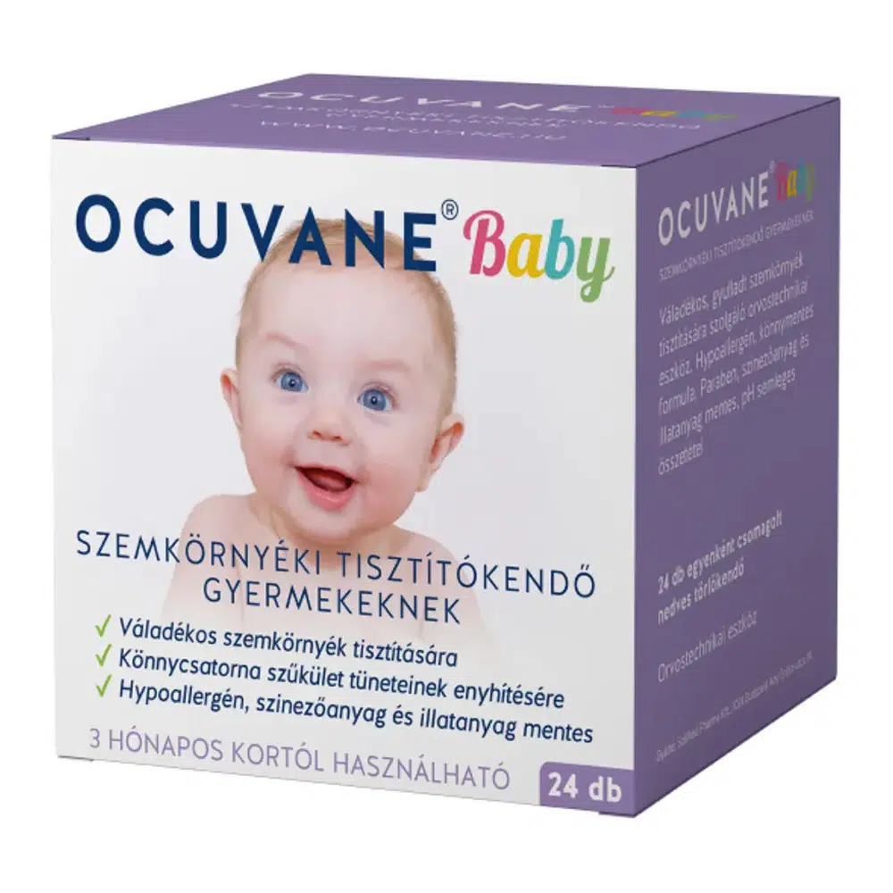 Ocuvane Baby szemkörnyéki tisztító kendő - 24db