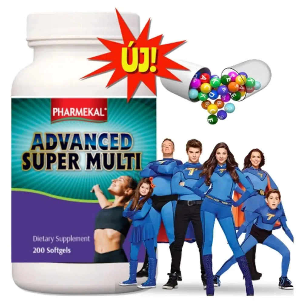 Pharmekal Advanced Super Multivitamin gélkapszula - 200db