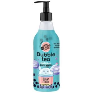 Skin Super Good Bubble Tea Blue Milk hidratáló tusfürdő kókusztejjel és maracujával - 500ml