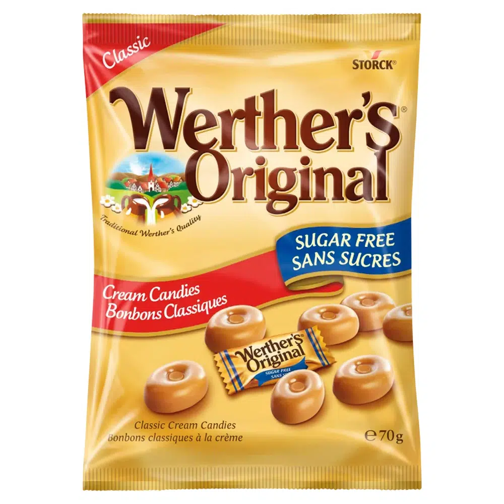 Werther's Original keménycukorka cukormentes - 70g