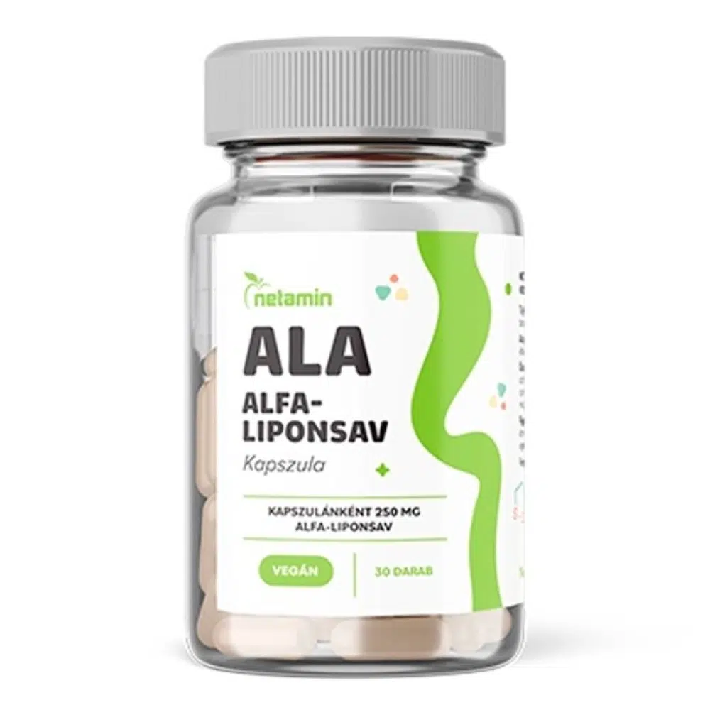 Netamin Alfa-Liponsav (ALA) kapszula - 30db