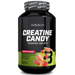 Biotech Creatine Candy Red Berry rágótabletta - 240db