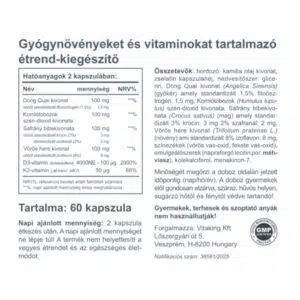 Vitaking Gyógynövény Komplex 50+ nőknek kapszula - 60db - Image 2