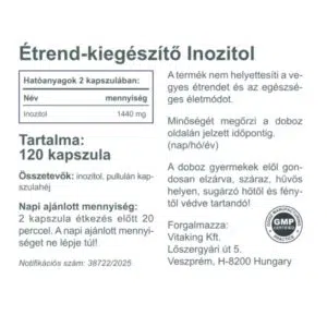 Vitaking Inozitol kapszula - 120db - Image 2