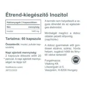 Vitaking Inozitol kapszula - 60db - Image 2