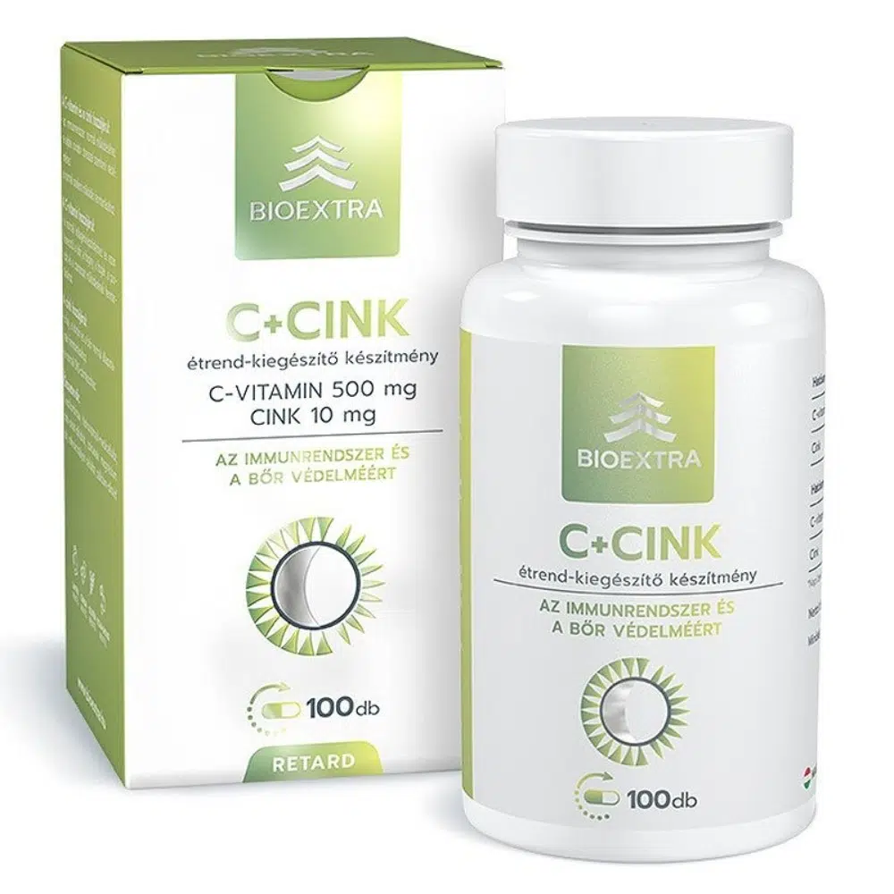 Bioextra C+Cink Retard kapszula - 100db
