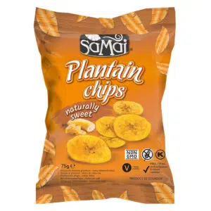 Samai Plantain chips natúr édes - 75g