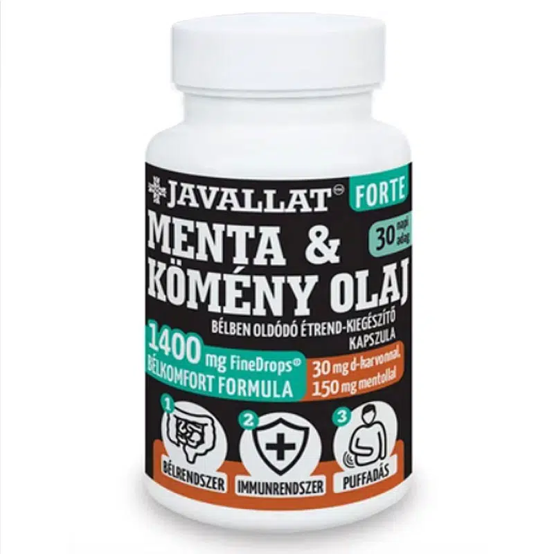 Javallat Forte Menta és Kömény olaj kapszula - 60db