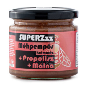 Mézzz SUPERZzz Méhpempős krémméz + propolisz - liofilizált málnával - 250g