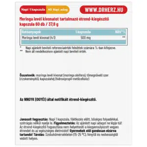 Dr. Herz Moringa kapszula - 60db - Image 2