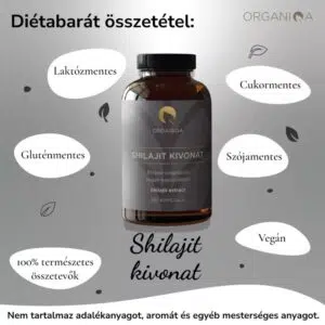 Organiqa Shilajit kivonat kapszula - 60db - Image 3