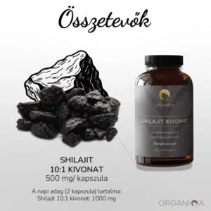Organiqa Shilajit kivonat kapszula - 60db - Image 2