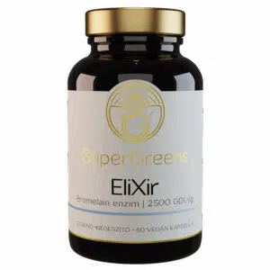 SuperGreens EliXir Bromelain enzimmel kapszula - 60db