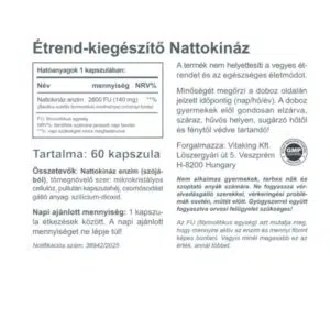 Vitaking Nattokináz Enzim kapszula - 60db - Image 2