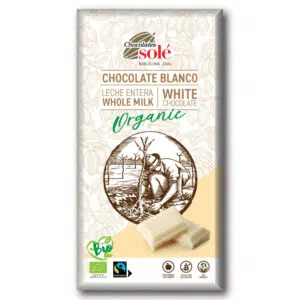 Chocolates Solé Bio fehércsokoládé - 100g