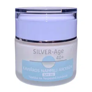 SILVER-Age 40+ Kaviáros Tápláló Nappali arckrém SPF50 - 50ml