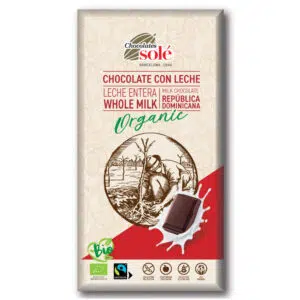 Chocolates Solé 39% Bio Tejcsokoládé - 100g