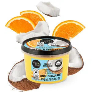 Organic Shop ''Anti-Cellulite'' tengeri sós testradír kókusszal és naranccsal - 250ml