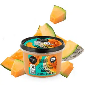Organic Shop ''Collagen Boost'' Shea cukros testradír sárgadinnyével - 250ml