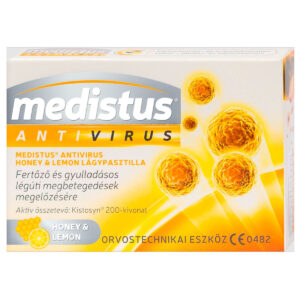 Medistus Antivírus Méz-Citrom lágypasztilla - 10db