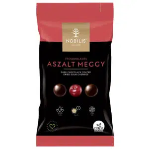 Nobilis aszalt magozott meggy étcsokoládés - 100g