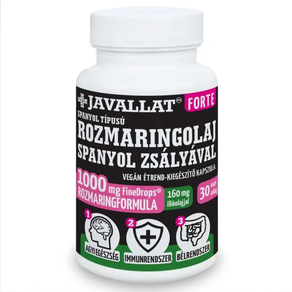Javallat Forte Spanyol tÍpusú rozamringolaj spanyol zsályával kapszula - 60db