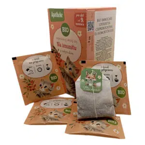 Apotheke Bio Immuncare tea csipkebogyóval és homoktövissel gyermekeknek - 20 filter
