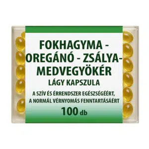 Dr. chen Fokhagyma-Oregánó-Zsálya-Medvegyökér kapszula - 100db