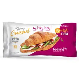 FeelingOK High Fiber Croissant - Magas rosttartalmú natúr - 50g