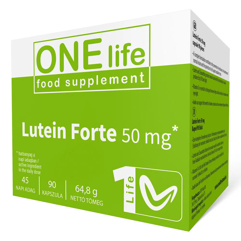 One Life Lutein Forte 50mg kapszula - 90db