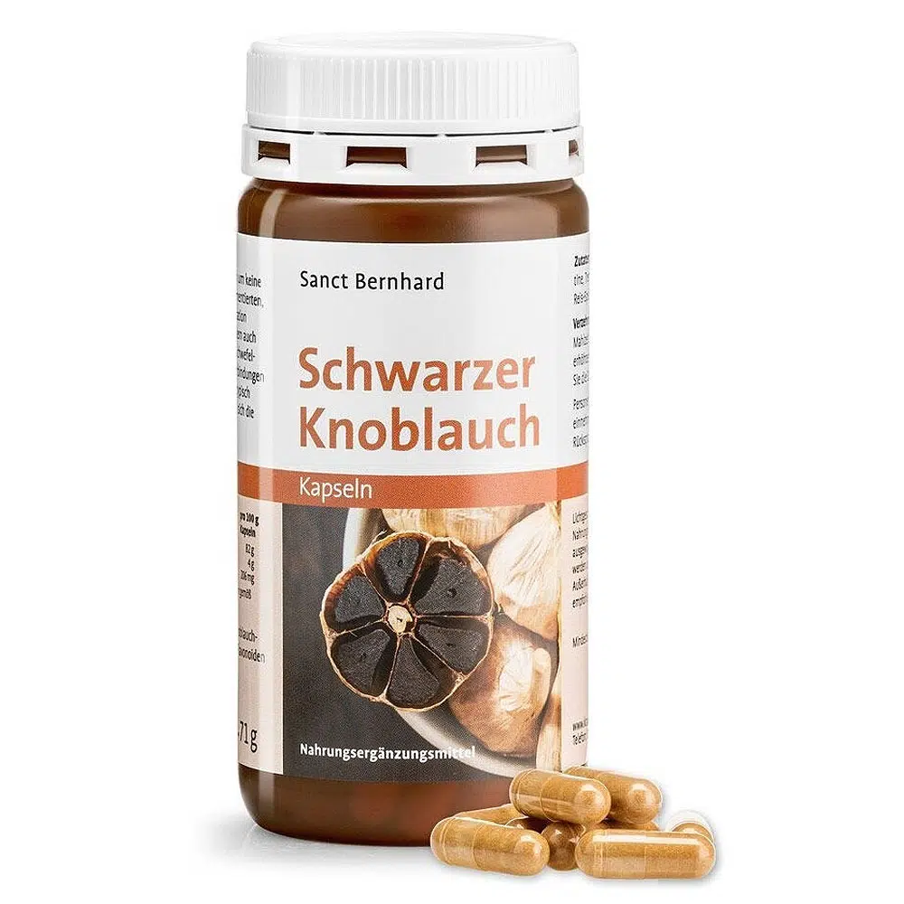 Sanct Bernhard Fekete Fokhagyma 500mg kapszula - 120db