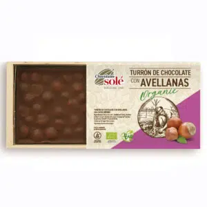 Chocolates Solé Bio csokoládés Nugát mogyoróval - 200g