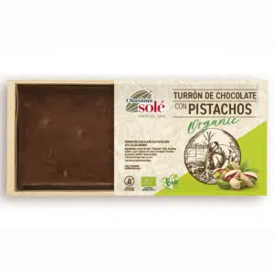 Chocolates Solé Bio csokoládés Nugát pisztáciával - 200g