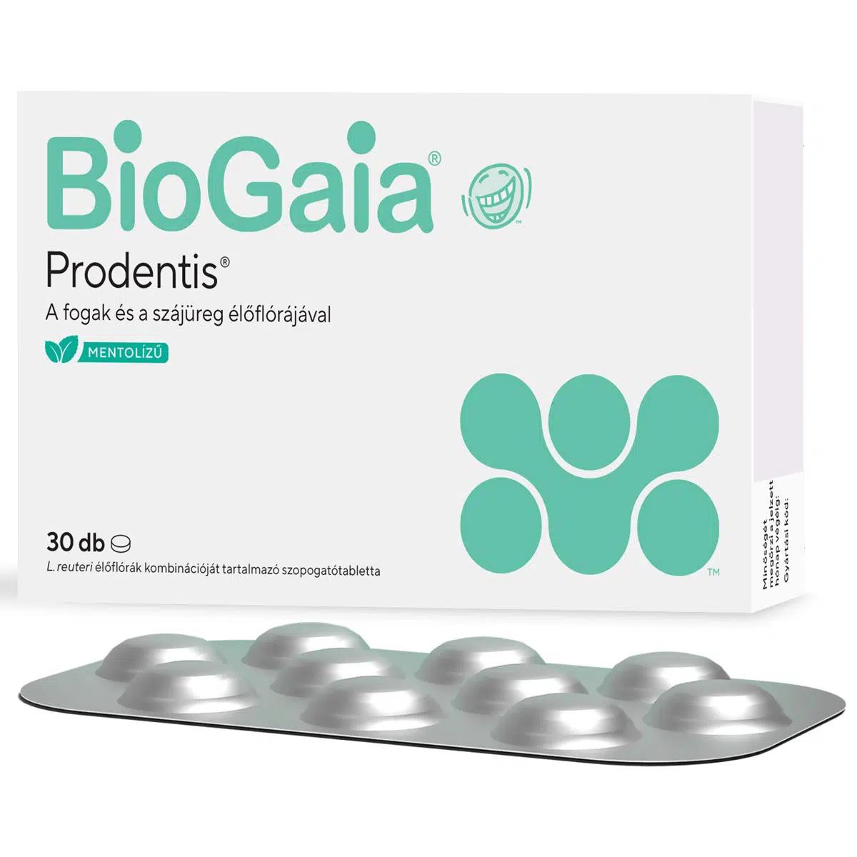 Biogaia Prodentis mentol ízű szopogatótabletta - 30db