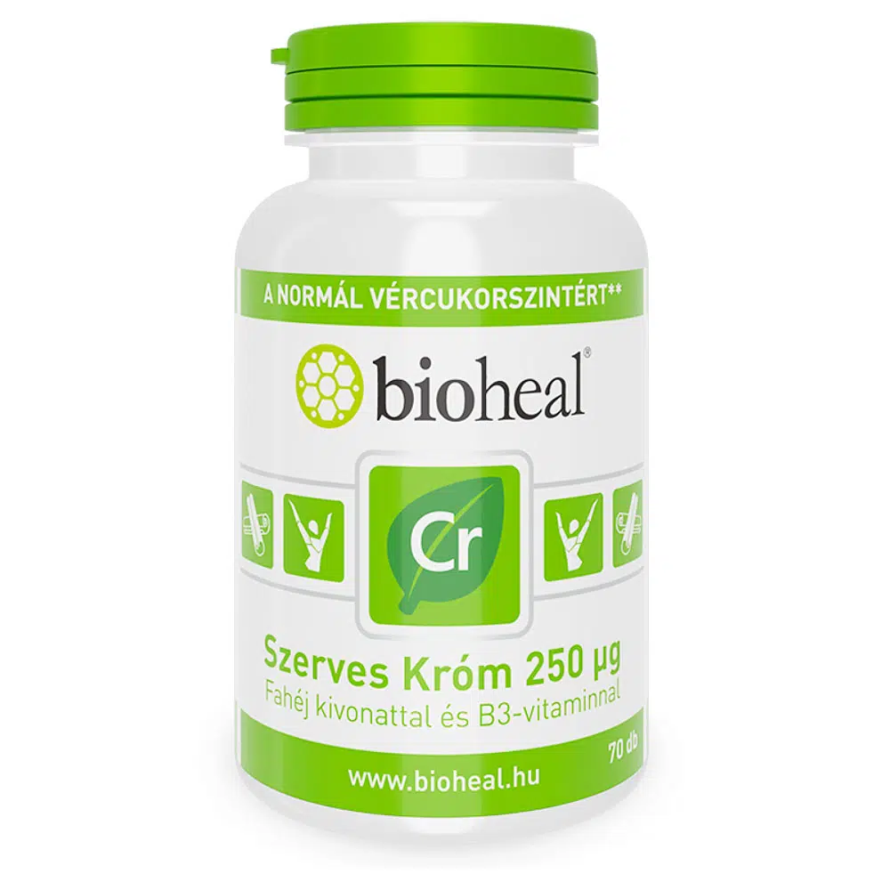 Bioheal Szerves Természetes Króm filmtabletta - 70db