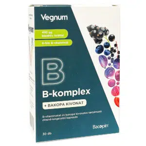 Vegnum B-komplex + Bakopa kivonat kapszula - 30db