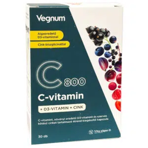 Vegnum C 800 + D3 + Cink kapszula - 30db