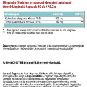 Dr. Herz Süngomba kapszula - 60db - Image 2
