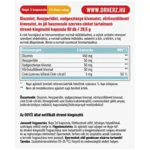 Dr. Herz XXL Diozmin Heszperidin kapszula - 120db - Image 2