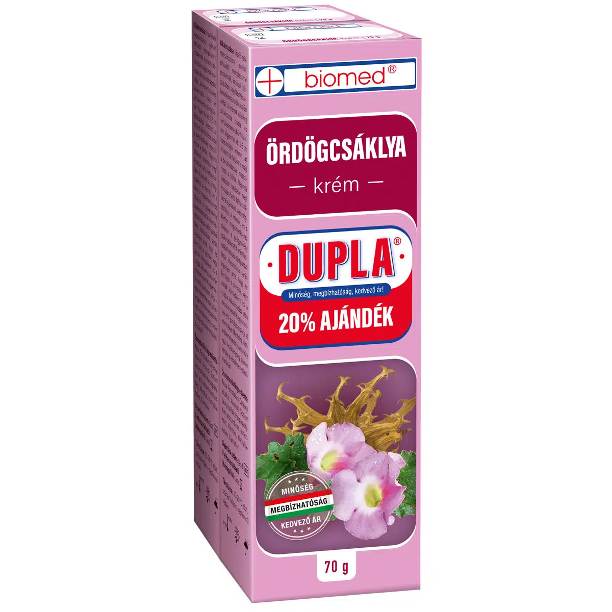 Biomed Ördögcsáklya krém dupla 2x70g