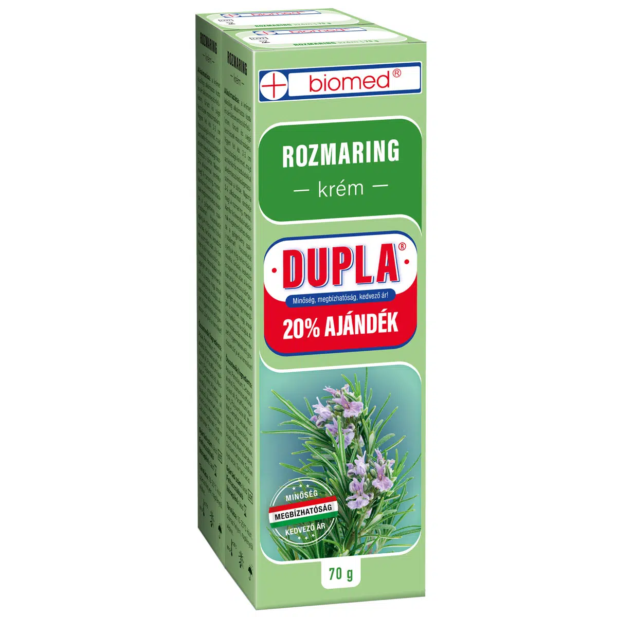 Biomed rozmaring krém dupla 2x70g