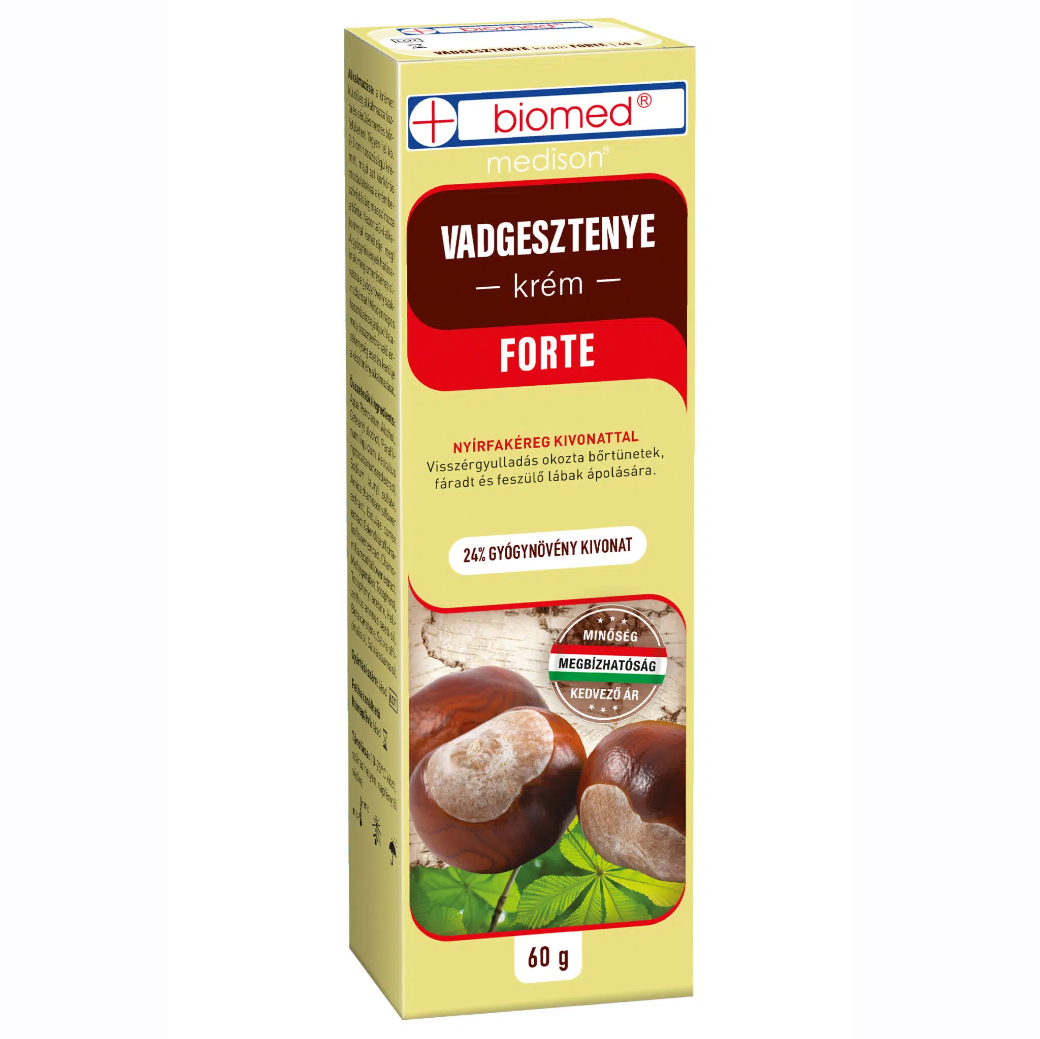 Biomed vadgesztenye krém 60 g forte