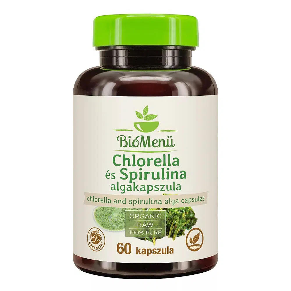 Biomenü Bio CHLORELLA és SPIRULINA kapszula 60db