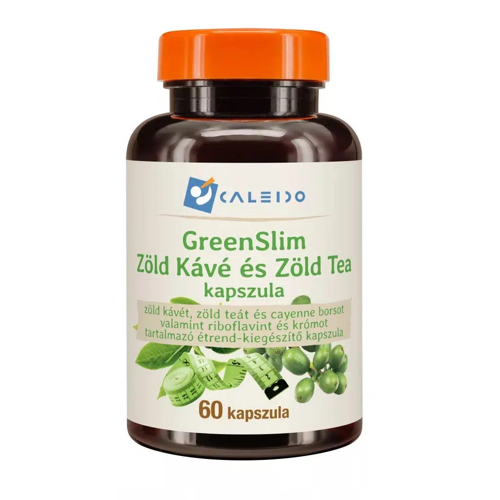 Caleido GreenSlim Zöldkávé és Zöldtea 60db kapszula