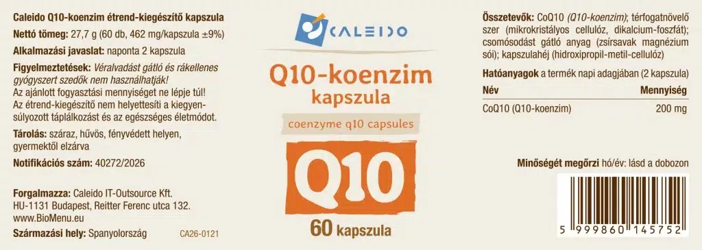 Caleido Q10-koenzim kapszula - 60db - Image 2