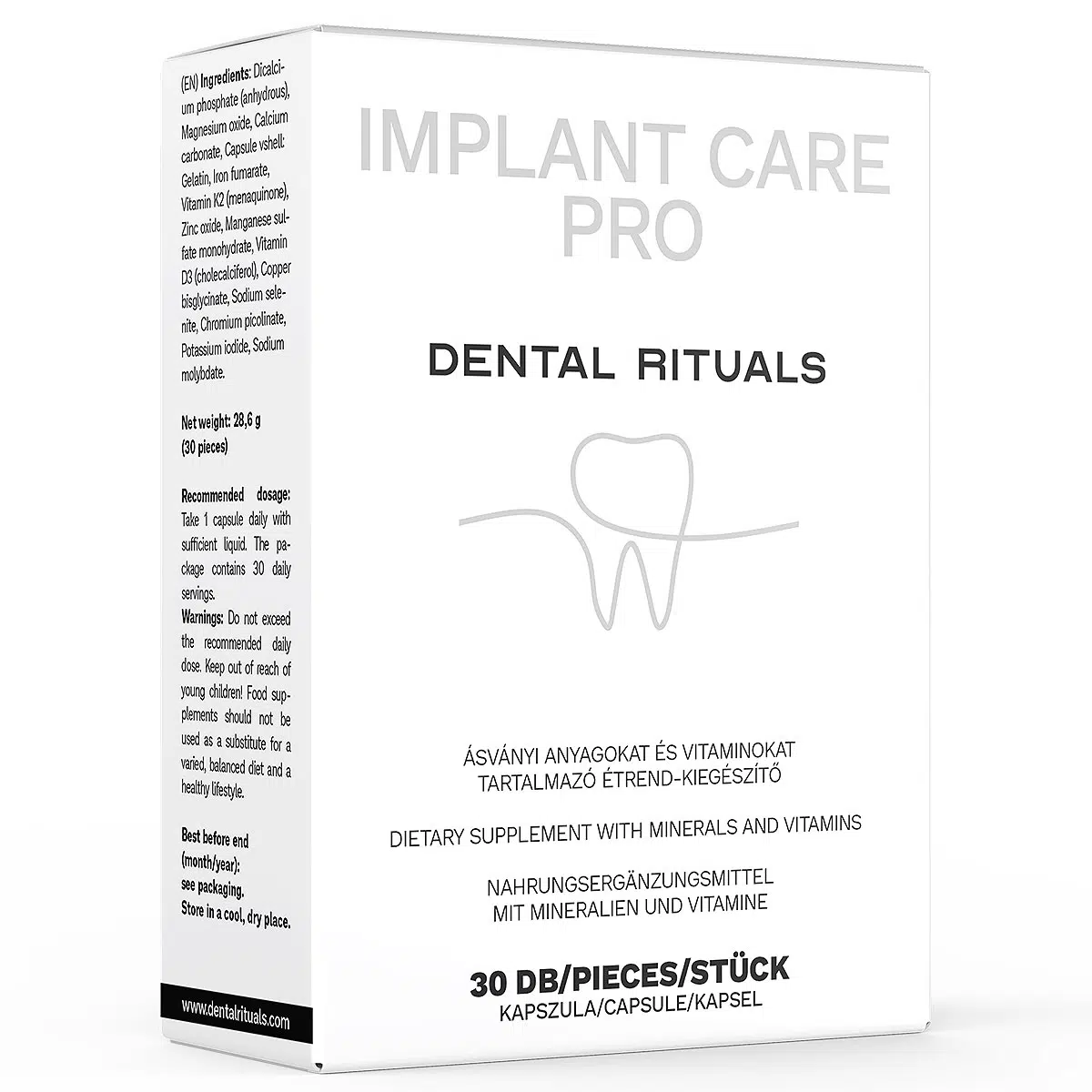 Dental IMPLANT CARE PRO csontosodás segítő tabletta - 30db