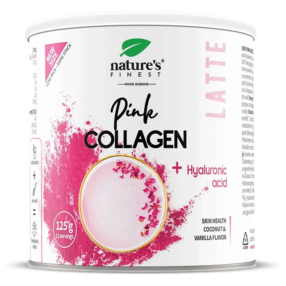 Nature's Finest Pink Collagen Latte - 125 g