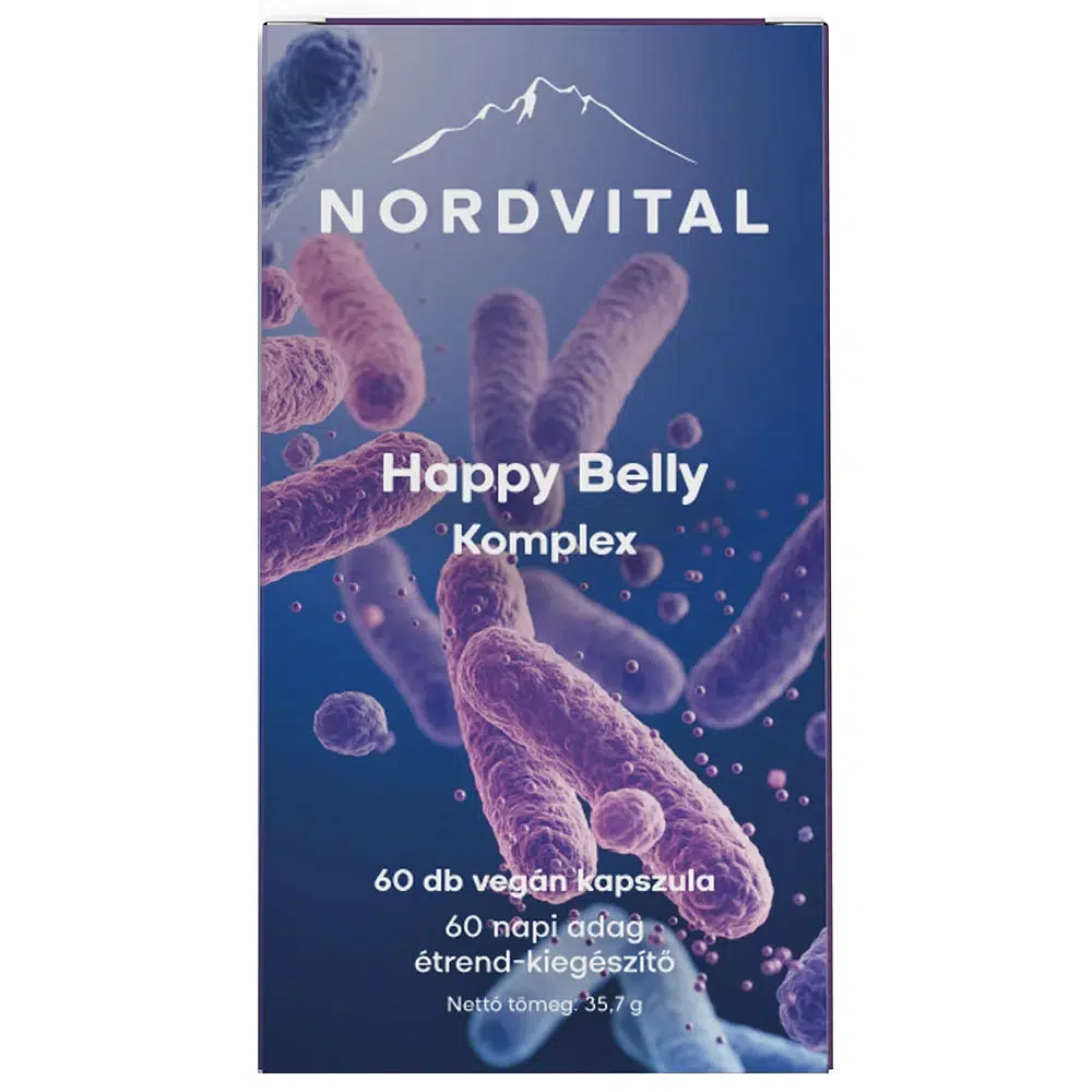 Nordvital Happy Belly kapszula - 60db
